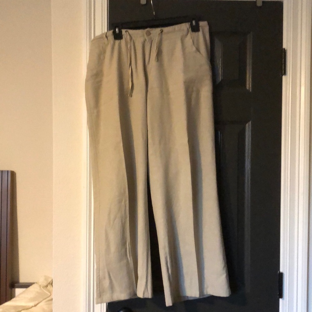 Flax linen pants